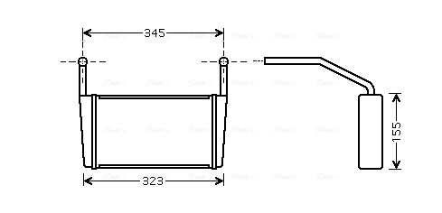 Kachelradiateur Ava Cooling BW6080