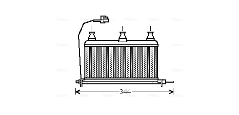 Kachelradiateur Ava Cooling BW6352