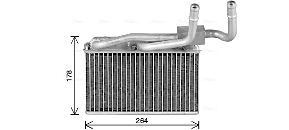 Ava Cooling Kachelradiateur BW6600