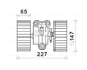 Kachelventilator Ava Cooling BW8470