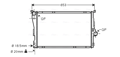 Ava Cooling Radiateur BWA2278