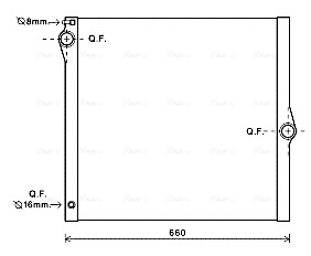 Radiateur Ava Cooling BWA2436