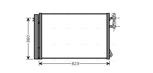 Airco condensor Ava Cooling BWA5295D