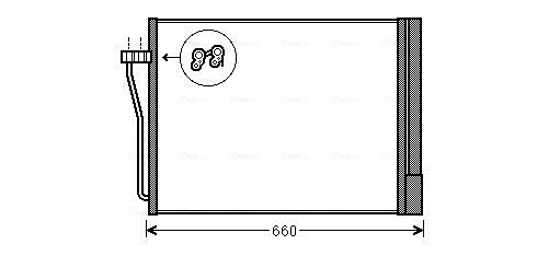 Airco condensor Ava Cooling BWA5371D