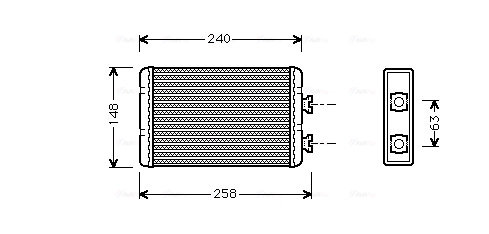 Kachelradiateur Ava Cooling BWA6210