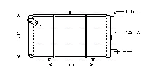 Radiateur Ava Cooling CN2007