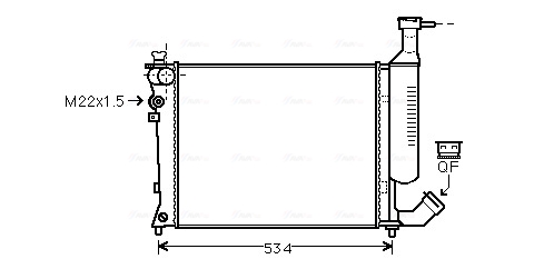 Radiateur Ava Cooling CN2167