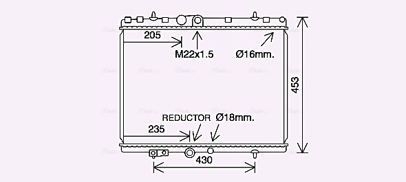 Radiateur Ava Cooling CN2312