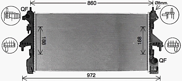 Ava Cooling Radiateur CN2321