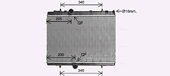 Radiateur Ava Cooling CN2328