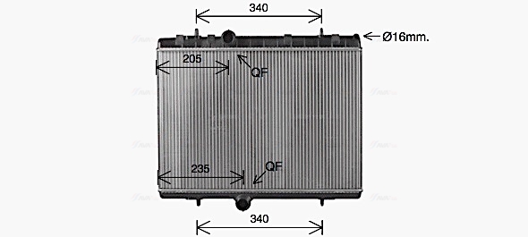 Radiateur Ava Cooling CN2334