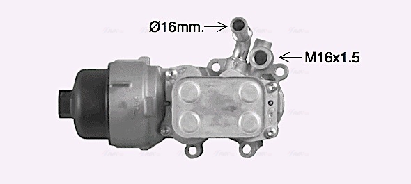 Ava Cooling Oliekoeler motorolie CN3307H