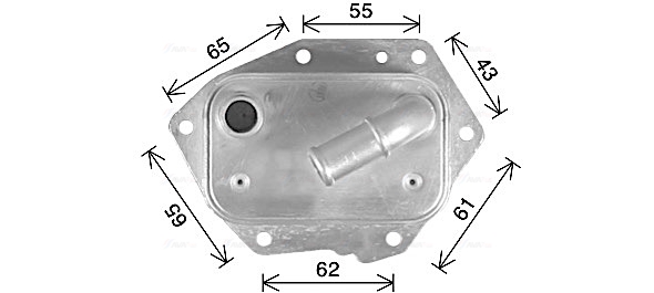 Ava Cooling Oliekoeler motorolie CN3326