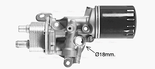 Oliekoeler motorolie Ava Cooling CN3327H