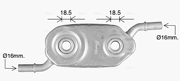 Ava Cooling Oliekoeler motorolie CN3336