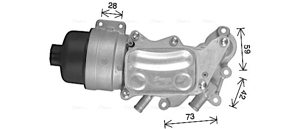 Ava Cooling Oliekoeler motorolie CN3337H