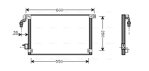 Airco condensor Ava Cooling CN5172