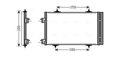 Airco condensor Ava Cooling CNA5272D