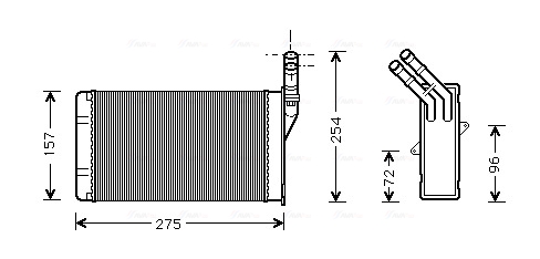 Kachelradiateur Ava Cooling CN6150