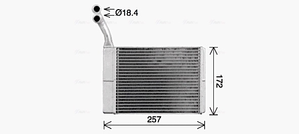 Ava Cooling Kachelradiateur CN6330