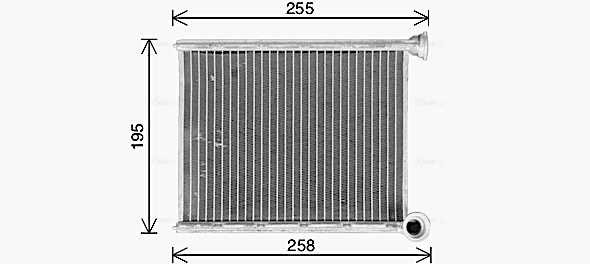 Ava Cooling Kachelradiateur CN6333