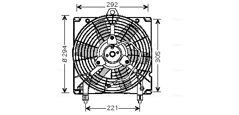 Ventilatorwiel-motorkoeling Ava Cooling CN7517