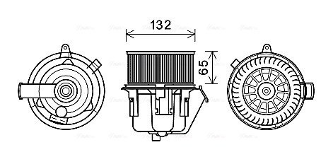 Kachelventilator Ava Cooling CN8297