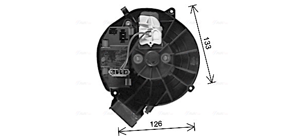 Ava Cooling Kachelventilator CN8324