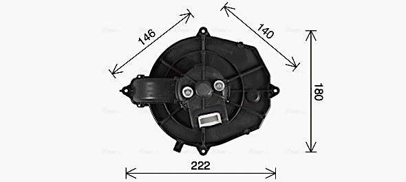 Ava Cooling Kachelventilator CN8335