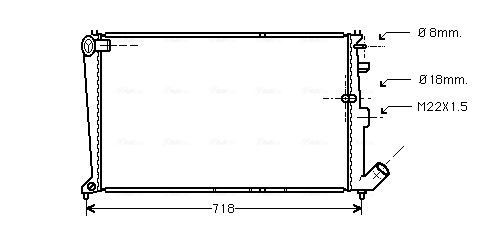 Radiateur Ava Cooling CNA2010