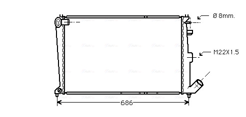 Ava Cooling Radiateur CNA2066