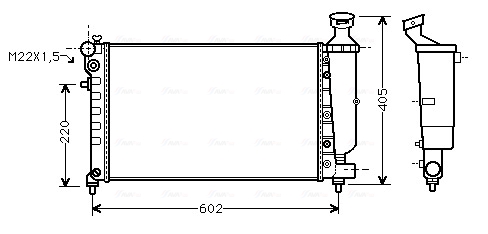 Radiateur Ava Cooling CNA2118