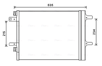 Airco condensor Ava Cooling CNA5308D