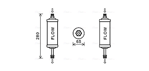 Airco droger/filter Ava Cooling CPD006