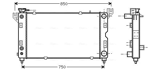 Radiateur Ava Cooling CR2028