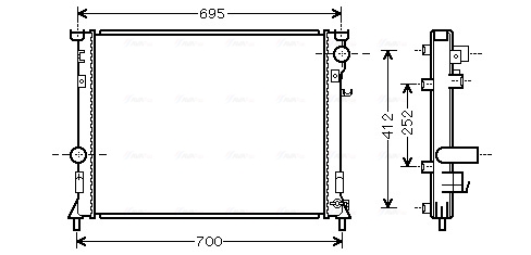 Radiateur Ava Cooling CR2097