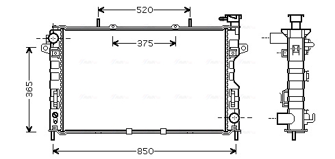 Radiateur Ava Cooling CR2117