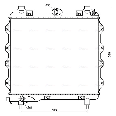 Radiateur Ava Cooling CR2148