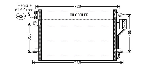 Airco condensor Ava Cooling CR5106