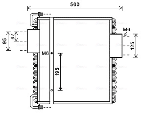 Airco condensor Ava Cooling CS5033