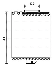 Airco condensor Ava Cooling CS5036