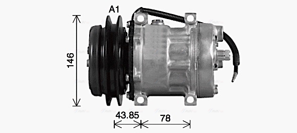 Ava Cooling Airco compressor CSAK061