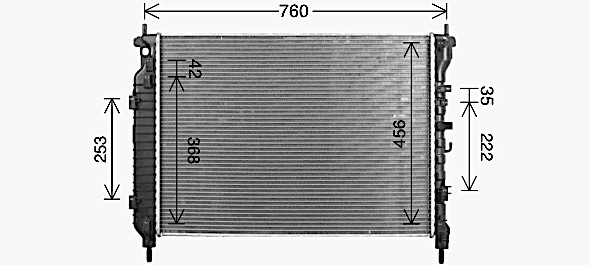 Ava Cooling Radiateur CT2083