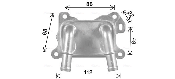 Ava Cooling Oliekoeler motorolie DA3017