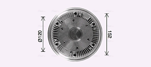 Ava Cooling Visco-koppeling DFC093