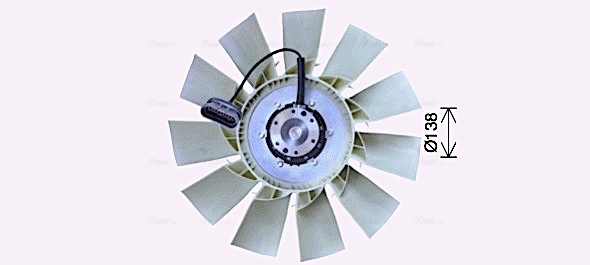 Ava Cooling Ventilatorwiel-motorkoeling DFF083