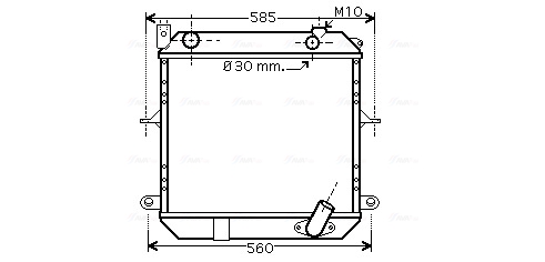 Radiateur Ava Cooling DN2233