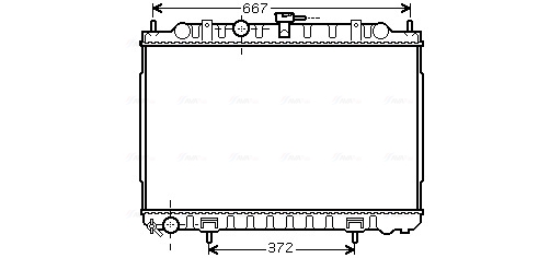 Radiateur Ava Cooling DN2238