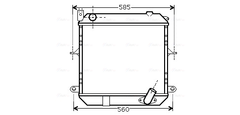 Radiateur Ava Cooling DN2327