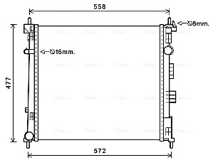 Radiateur Ava Cooling DN2407